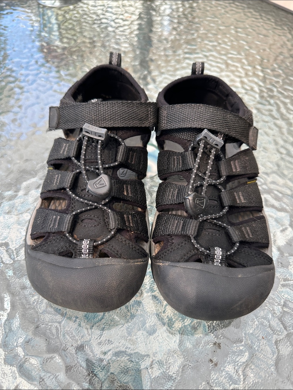 Keen Black Kids Closed-Toe Sport Sandals